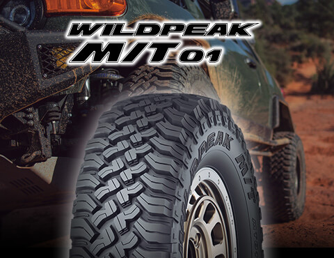 4×4 マッドテレーンタイヤ「WILDPEAK M/T01（ワイルドピーク エムティ